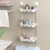 Multifunctional Storage Rack – মাল্টিপারপাস ওয়াল শেলফ স্টিকার গাম সিস্টেমে ইনস্টলেশন
