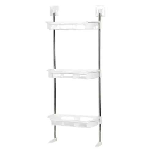 Multifunctional Storage Rack – মাল্টিপারপাস ওয়াল শেলফ স্টিকার গাম সিস্টেমে ইনস্টলেশন