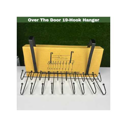 Over The Door 19-Hook Hanger