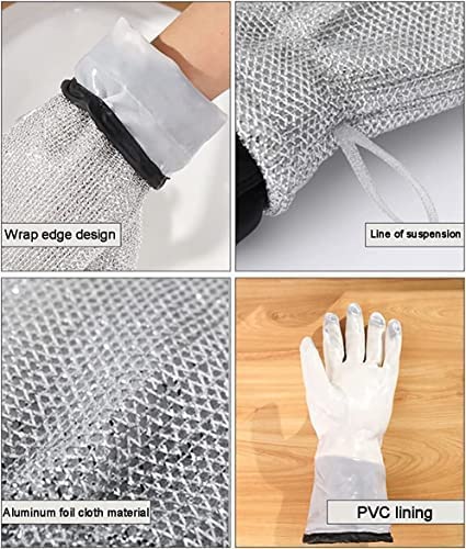 Water Proof Dishwashing Gloves, Dishwashing Gloves, Waterproof Kitchen Gloves, Rubber Dishwashing Gloves, Silicone Dishwashing Gloves, Household Cleaning Gloves, Kitchen Gloves, Durable Dishwashing Gloves, Hand Protection Gloves, Dishwashing Hand Gloves