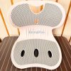 Waist Back Support Chair Gray