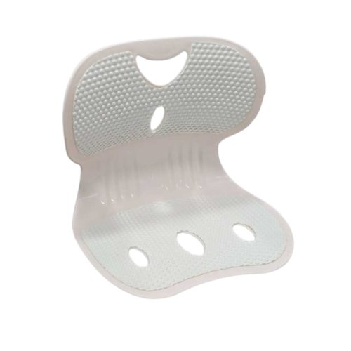 Waist Back Support Chair White