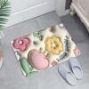 China 3D Soft Floor Mats, water absorbent floor mat, non-slip bathroom mat, quick dry soft mat, kitchen absorbent mat, bedroom entryway mat, washable floor mat, anti-slip door mat, absorbent rug for bathroom, multifunction floor mat