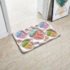 China 3D Soft Floor Mats, water absorbent floor mat, non-slip bathroom mat, quick dry soft mat, kitchen absorbent mat, bedroom entryway mat, washable floor mat, anti-slip door mat, absorbent rug for bathroom, multifunction floor mat