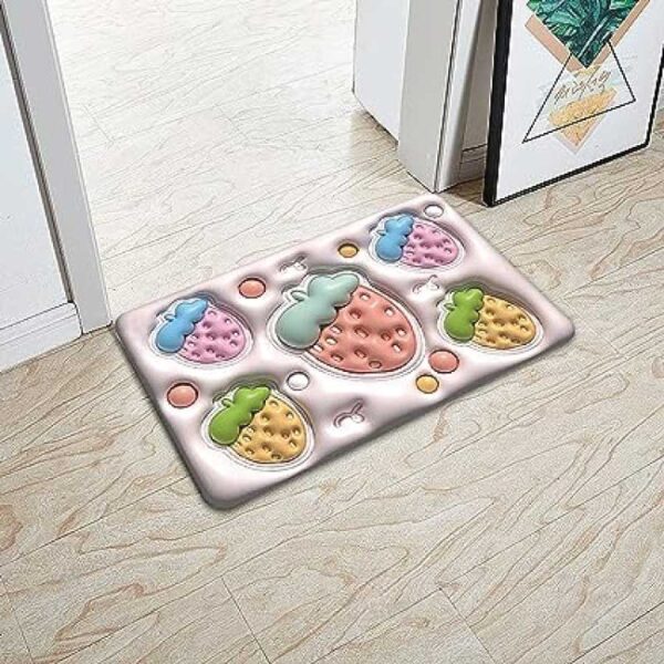 China 3D Soft Floor Mats, water absorbent floor mat, non-slip bathroom mat, quick dry soft mat, kitchen absorbent mat, bedroom entryway mat, washable floor mat, anti-slip door mat, absorbent rug for bathroom, multifunction floor mat