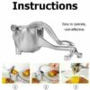 Fruit Press, Manual Hand Juicer, Vegetable Juicer, Fruit Juicer Machine, Hand Press Juicer, Manual Fruit Juicer, Kitchen Juicer, Baby Food Juicer, Manual Juice Maker, Durable Fruit Juicer