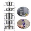 Super Pot Stand, 5 Layer Pot Organizer, kitchen pot stand, stainless steel pot rack, space saving pot organizer, cookware storage stand, kitchen organizer rack, durable pot holder, multipurpose kitchen stand, stylish kitchen rack