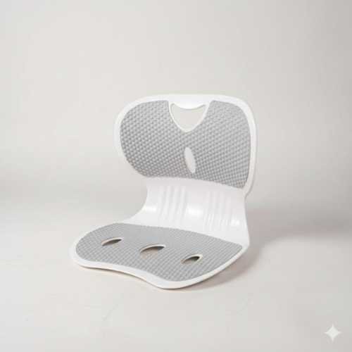 Waist Back Support Chair Gray