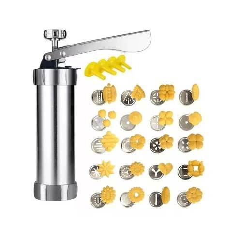 Stainless Steel Biscuit Press Maker (500 x 500 px) (1) Stainless Steel Biscuit Press Maker